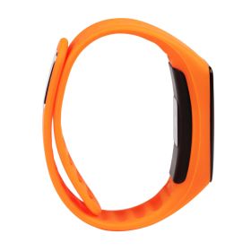 Fitness Tracker Activity Tracker Watch with Heart Rate Monitor IP67 Waterproof Smart Band Step Counter Calorie Counter Call & SMS Pedometer (Option: FitBandOrange)