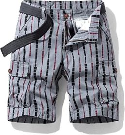 Men's Casual Sports Shorts Quick Dry Fashion Fit Twill Cargo Shorts Shorts with Pockets (Color: PA18-L)