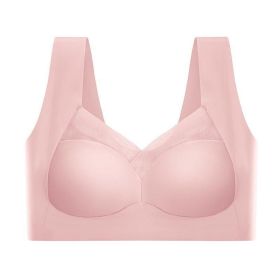 Posture Correcting Bra for Seniors, Anti Sagging Bras (Color: Pink, size: XL)