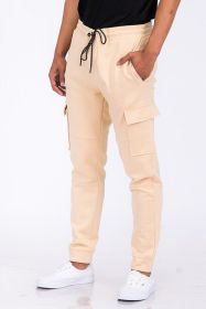 Cargo Jogger Sweats (Color: BLACK, size: S)