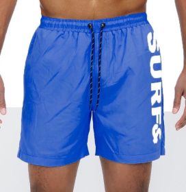 Surf&Beach Swim Trunks Board Shorts (Color: Blue, size: XL)