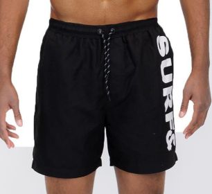 Surf&Beach Swim Shorts (Color: BLACK, size: S)