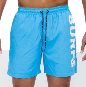 Surf&Beach Swim Shorts (Color: Blue, size: S)