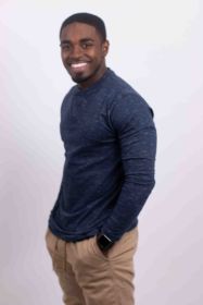 Long Sleeves Henley T-shirt (Color: NAVY, size: M)