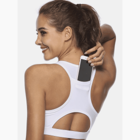 JupiterGear Cutout Scoop-Neck Tank (Color: White, size: S)