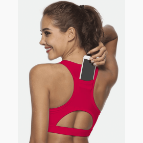 JupiterGear Cutout Scoop-Neck Tank (Color: Deep Red, size: XL)