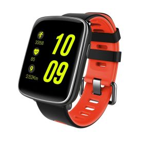 Smart Watch Fitness Tracker 1.54\'\' Color Screen IP68 Waterproof Activity Tracker w/ Heart Rate Monitor Pedometer Sleep Monitor (Option: IP68SmartWatchRed)